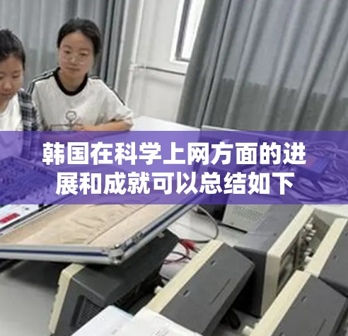 韩国在科学上网方面的进展和成就可以总结如下