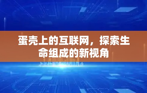 蛋壳上的互联网，探索生命组成的新视角