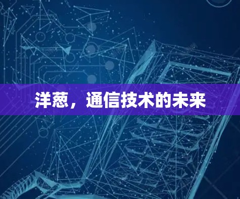 洋葱，通信技术的未来