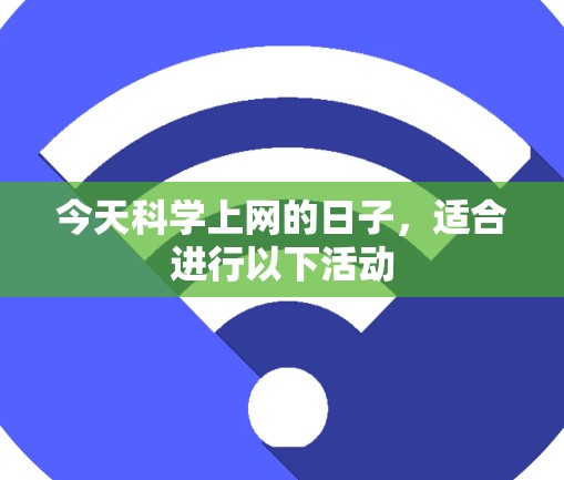 今天科学上网的日子，适合进行以下活动