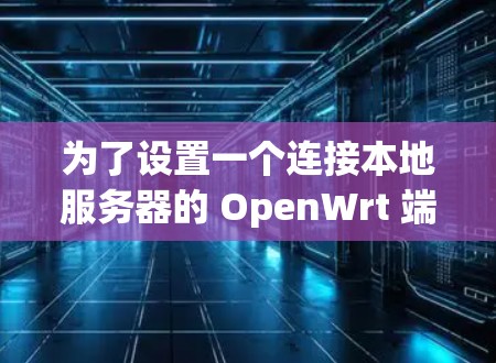 为了设置一个连接本地服务器的 OpenWrt 端,您可以按照以下步骤进行操作