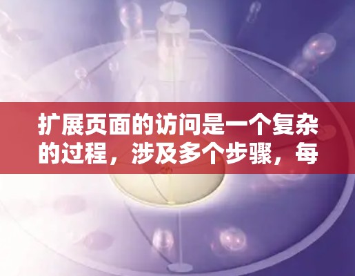 扩展页面的访问是一个复杂的过程,涉及多个步骤,每个步骤都有其特定的背景和目的。以下是对扩展页面访问的详细步骤指南