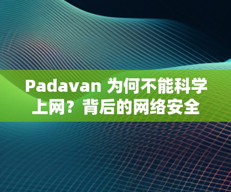 Padavan 为何不能科学上网?背后的网络安全困境