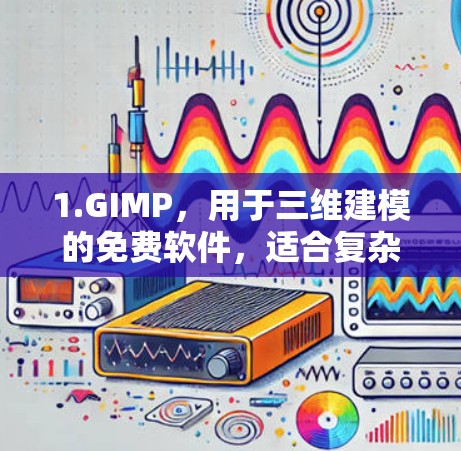 1.GIMP,用于三维建模的免费软件,适合复杂建模任务