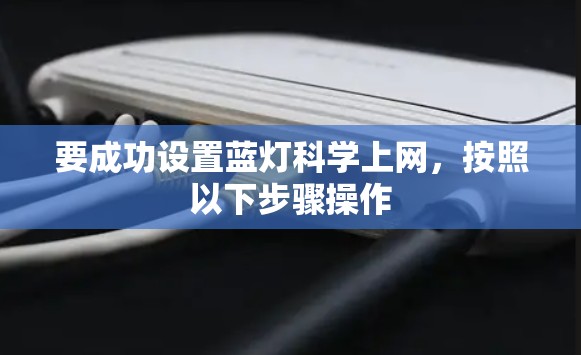 要成功设置蓝灯科学上网,按照以下步骤操作