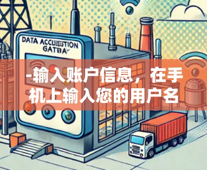 -输入账户信息，在手机上输入您的用户名和密码