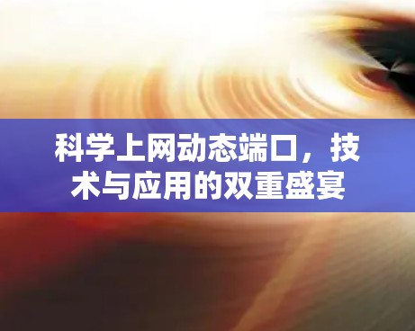 科学上网动态端口，技术与应用的双重盛宴