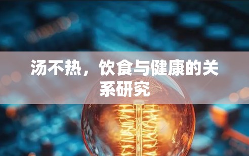 汤不热，饮食与健康的关系研究