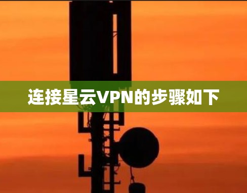连接星云VPN的步骤如下 连接星云VPN的步骤如下