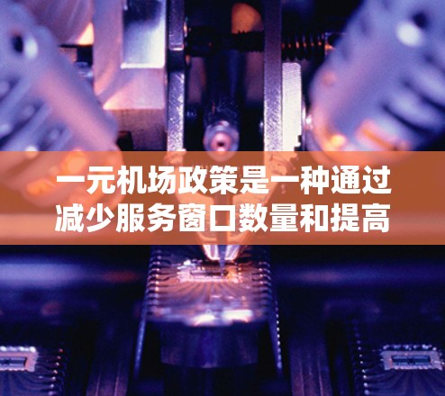 一元机场政策是一种通过减少服务窗口数量和提高支付方式的策略，旨在降低运营成本并提高服务效率。然而，这一政策的实施可能带来额外的成本和挑战，尤其是当票价较低时。以下是对这一政策的详细分析