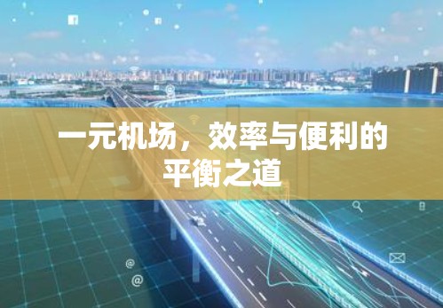 一元机场，效率与便利的平衡之道
