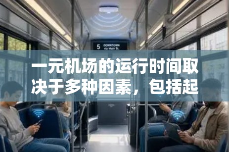 一元机场的运行时间取决于多种因素,包括起降高峰期、天气状况、飞行时间以及服务人员的处理能力等。以下是一元机场可能的运行时间范围 一元机场的运行时间取决于多种因素,包括起降高峰期、天气状况、飞行时间以及服务人员的处理能力等。以下是一元机场可能的运行时间范围