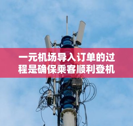 一元机场导入订单的过程是确保乘客顺利登机和行李有序处理的关键步骤。以下是详细的操作指南 一元机场导入订单的过程是确保乘客顺利登机和行李有序处理的关键步骤。以下是详细的操作指南