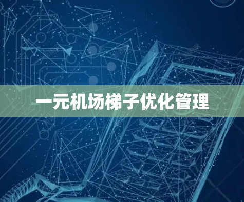 一元机场梯子优化管理 一元机场梯子优化管理