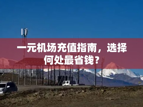 一元机场充值指南,选择何处最省钱? 一元机场充值指南,选择何处最省钱?