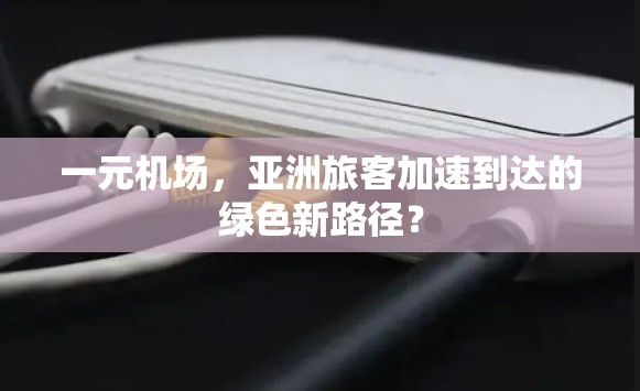 一元机场,亚洲旅客加速到达的绿色新路径? 一元机场,亚洲旅客加速到达的绿色新路径?