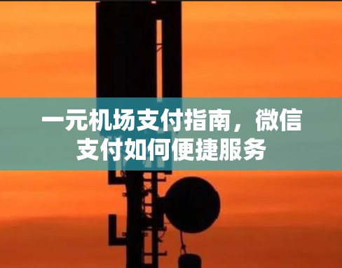 一元机场支付指南，微信支付如何便捷服务