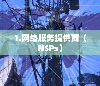 1.网络服务提供商(NSPs) 1.网络服务提供商(NSPs)