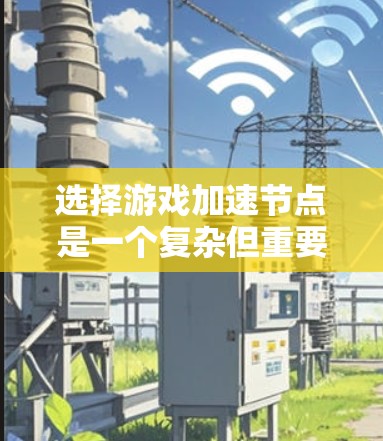 选择游戏加速节点是一个复杂但重要的步骤，需要综合考虑多个因素。以下是一个详细的攻略，帮助你确定适合自己的加速节点