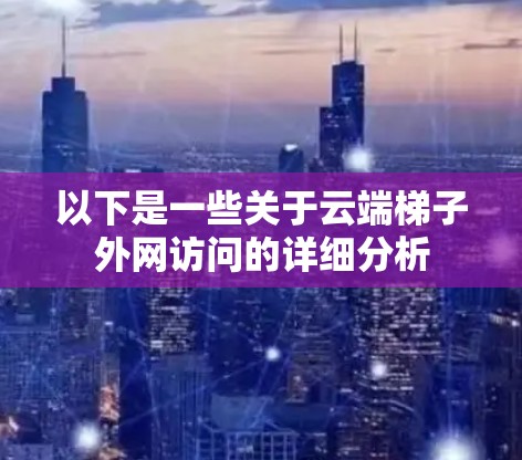 以下是一些关于云端梯子外网访问的详细分析