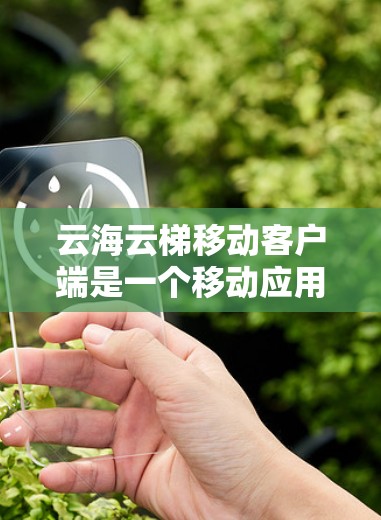云海云梯移动客户端是一个移动应用,可能属于云服务的一部分,用于提供在线支付、云梯服务等功能。以下是对该应用的详细介绍 云海云梯移动客户端是一个移动应用,可能属于云服务的一部分,用于提供在线支付、云梯服务等功能。以下是对该应用的详细介绍