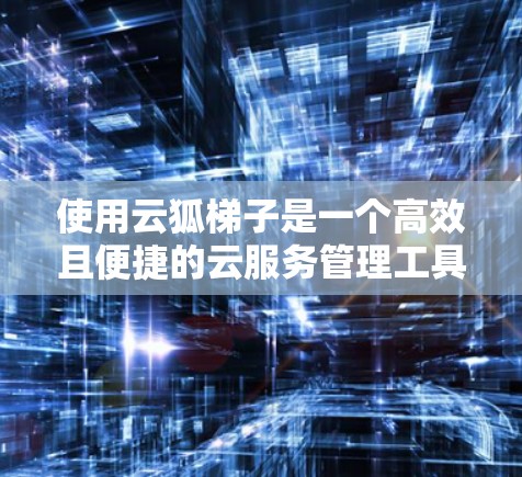 使用云狐梯子是一个高效且便捷的云服务管理工具,主要功能包括文件上传、版本控制、权限管理、云服务管理等。以下是详细的使用指南 使用云狐梯子是一个高效且便捷的云服务管理工具,主要功能包括文件上传、版本控制、权限管理、云服务管理等。以下是详细的使用指南