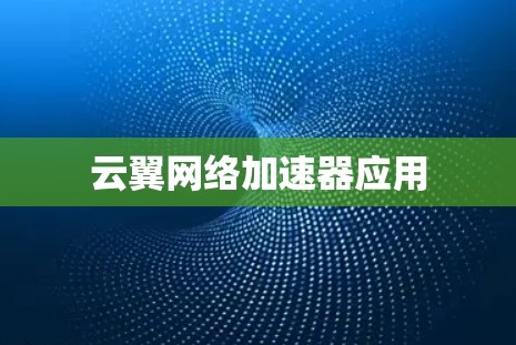 云翼网络加速器应用