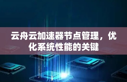 云舟云加速器节点管理，优化系统性能的关键