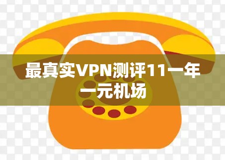 最真实VPN测评11一年一元机场 最真实VPN测评11一年一元机场
