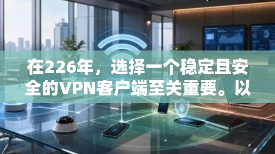 在226年,选择一个稳定且安全的VPN客户端至关重要。以下是一些推荐,帮助你找到一个适合的解决方案