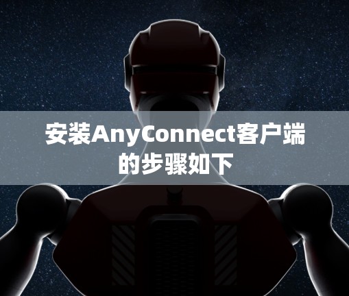 安装AnyConnect客户端的步骤如下