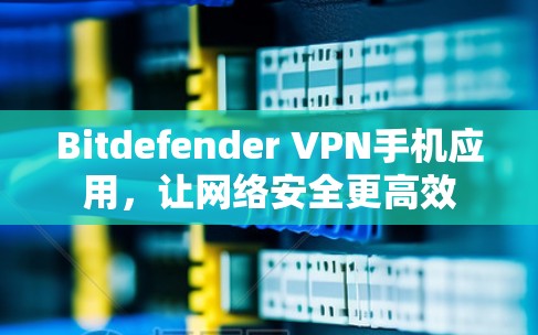 Bitdefender VPN手机应用,让网络安全更高效 Bitdefender VPN手机应用,让网络安全更高效