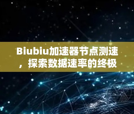 Biubiu加速器节点测速,探索数据速率的终极挑战 Biubiu加速器节点测速,探索数据速率的终极挑战