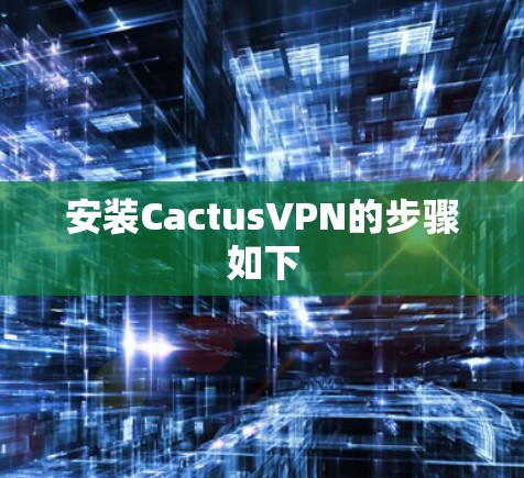 安装CactusVPN的步骤如下